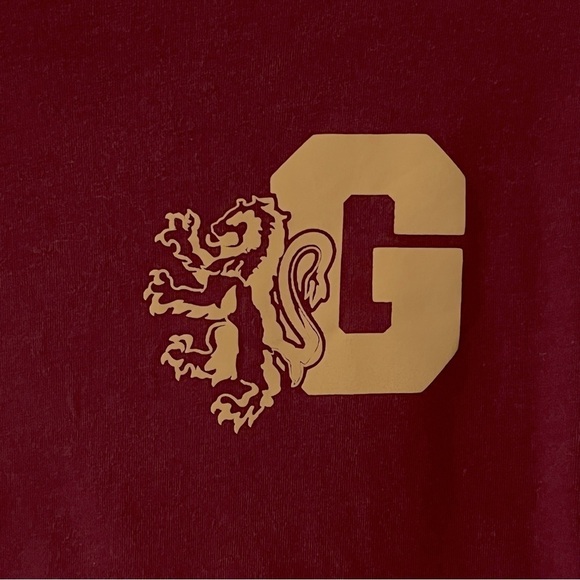 Harry Potter Gryffindor Maroon and Gold Long Sleeve Tee Size XXS - Picture 3 of 4